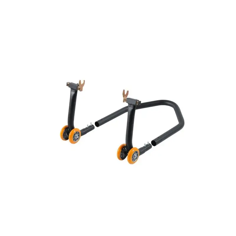 Béquille arrière démontable LIGHTECH support "L" caoutchouc 4 roues