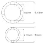 Douille à créneaux MOTION PRO Suzuki