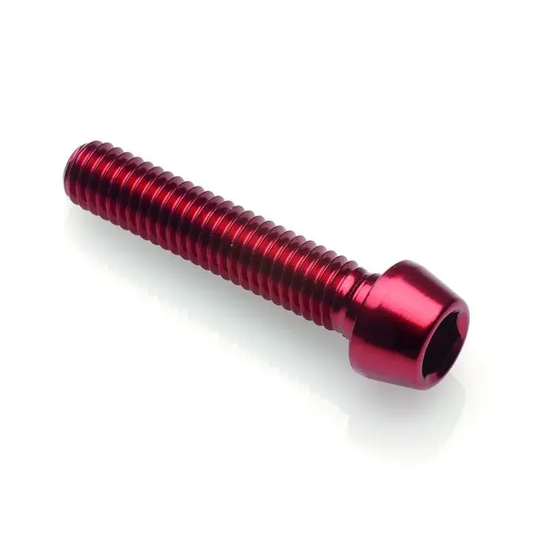 Vis BTR conique LIGHTECH M5 x 20 Ergal rouge