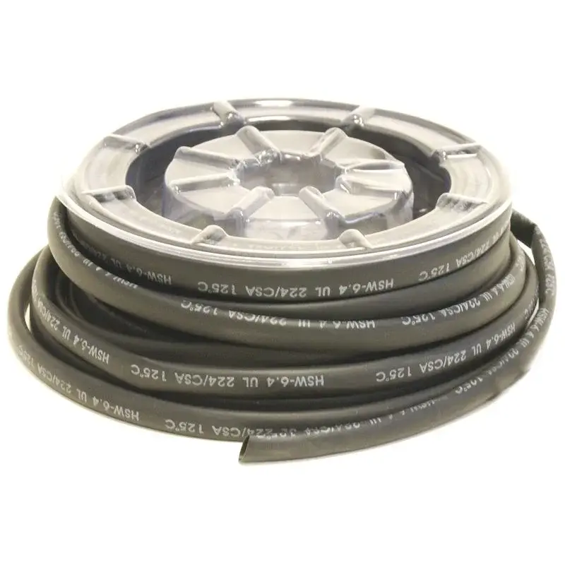 Bobine de gaine thermoretractable BIHR noir Ø12,7mm 8m