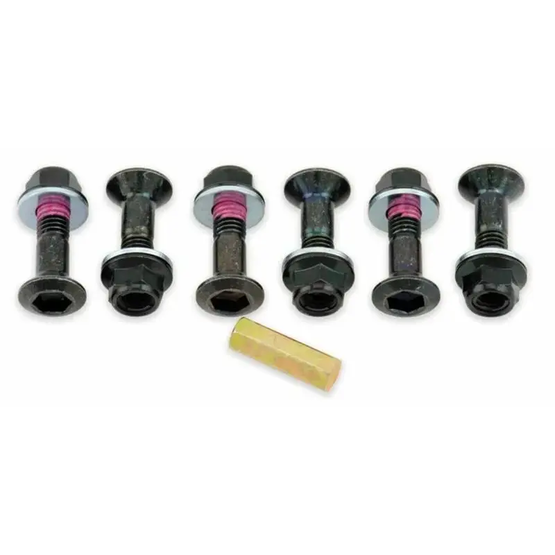 Kit vis et écrous de couronne Bolt noir par 6
