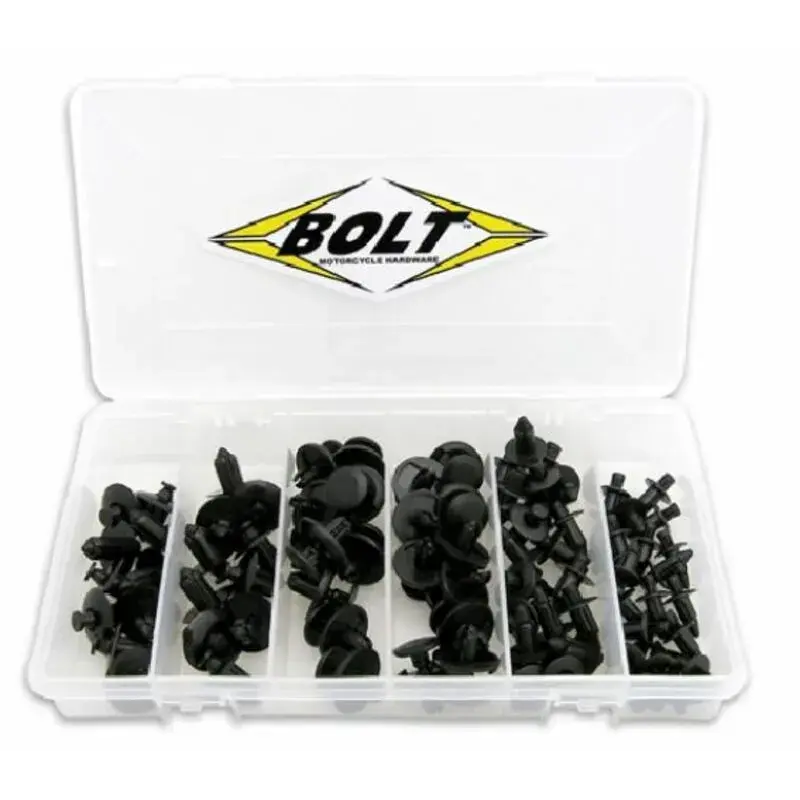 Coffret assortiment rivet plastique BOLT M6/M7/M8
