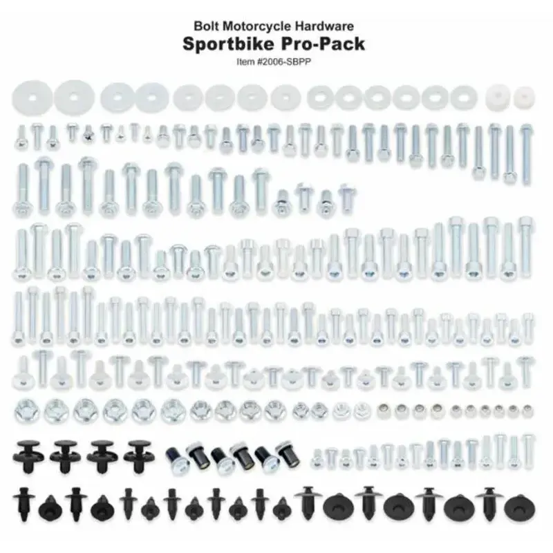 Pro Pack Sportbike Bolt pour sportives Honda/Kawasaki/Suzuki/Yamaha