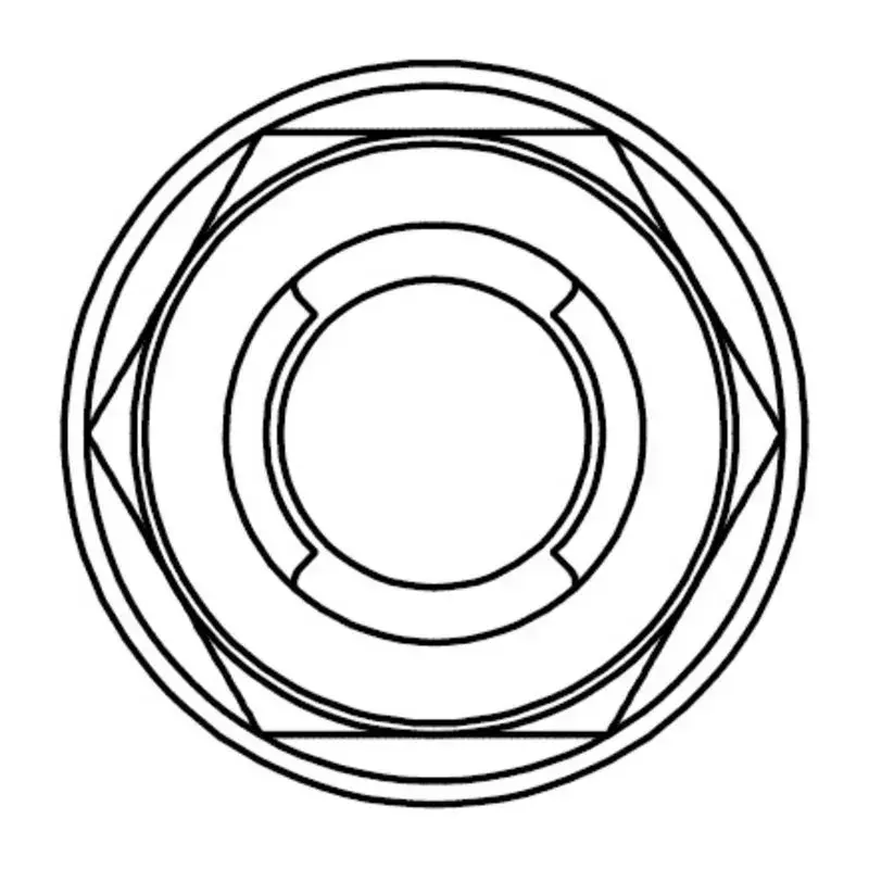 Ecrou Fuji à bride BOLT M10x1,25mm tête 14mm acier 10 pièces