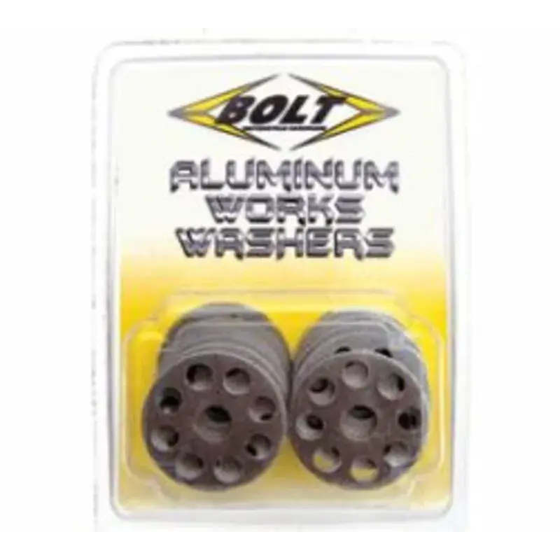 Rondelle perçée aluminium Bolt par 10