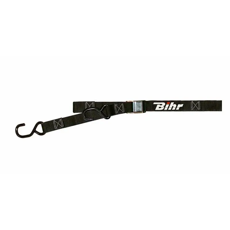 Sangles à boucle bicolore BIHR noir