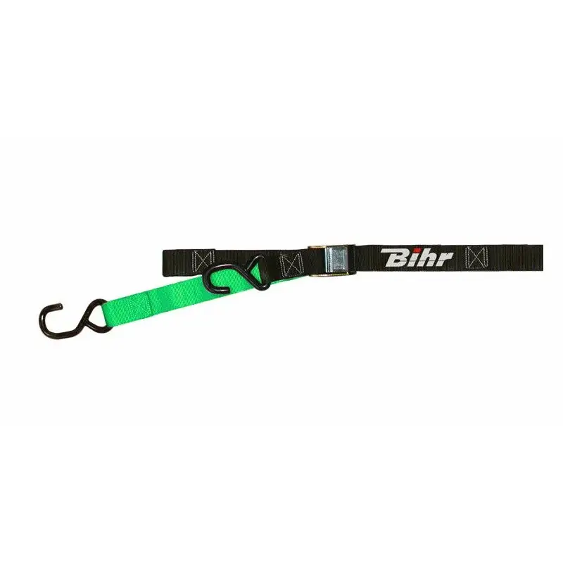 Sangles à boucle bicolore BIHR noir/vert