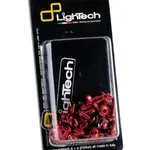 Kit vis de carénage LIGHTECH rouge alu (61 pièces) Mv Augusta F4 750/1000