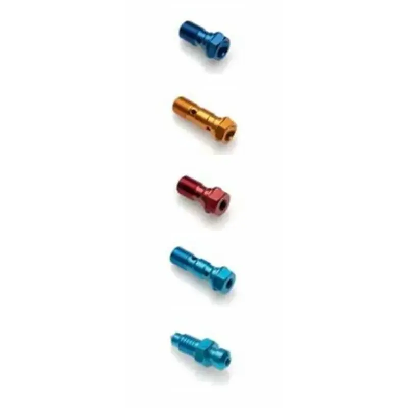 Vis de raccord de durites de frein double LIGHTECH M10 X 1 noir alu