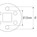 Douille à créneaux JMP pour colonne de direction Øint.23mm/Øext.31,5mm 6 crans MV Agusta