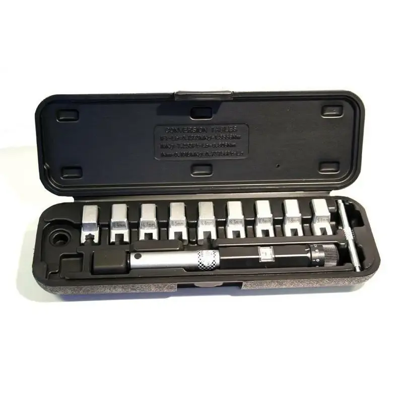 Clé à rayon dynanométrique BUZZETTI 9 embouts