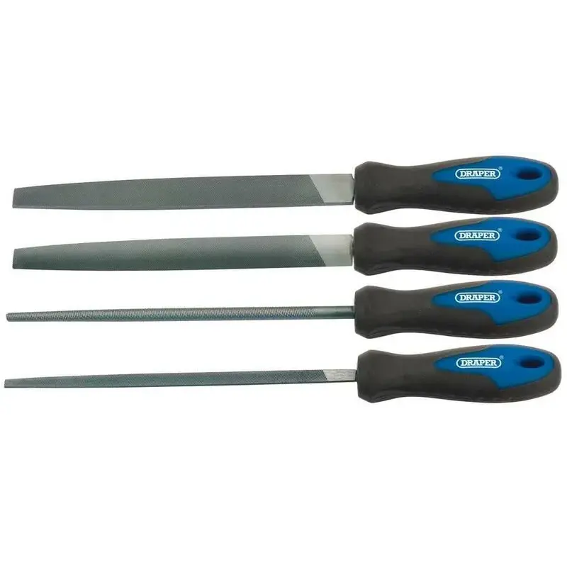 Jeu de 4 limes DRAPER 200mm