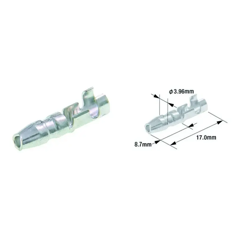 Cosse mâle électrique universelle ronde Tourmax