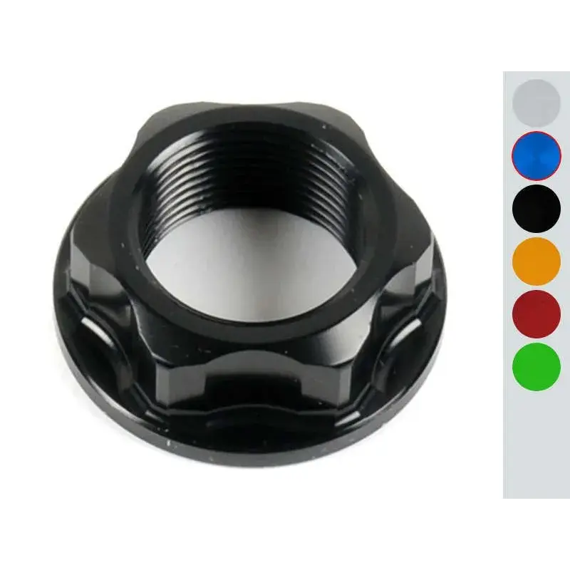 Écrou de colonne de direction/d'axe de roue arrière LIGHTECH M24x1.5 alu cobalt