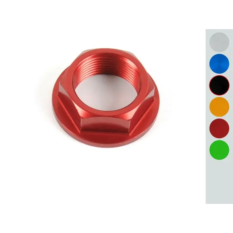 Ecrou d'axe de roue avant et arrière LIGHTECH ergal noir Aprilia Rsv4