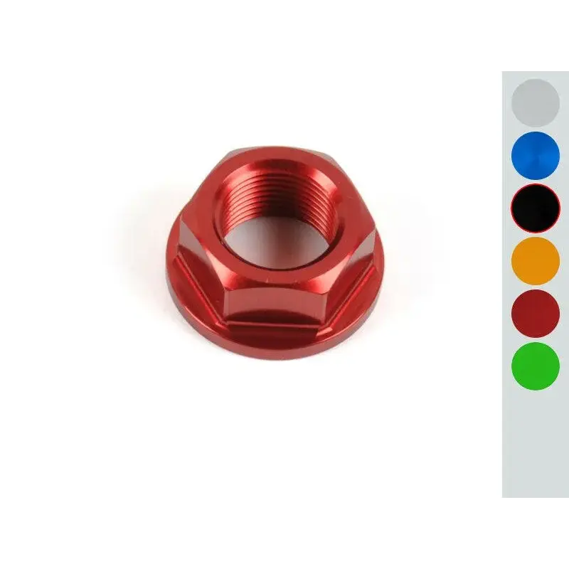 Ecrou d'axe de roue arrière LIGHTECH ergal noir Suzuki Gsx-R600