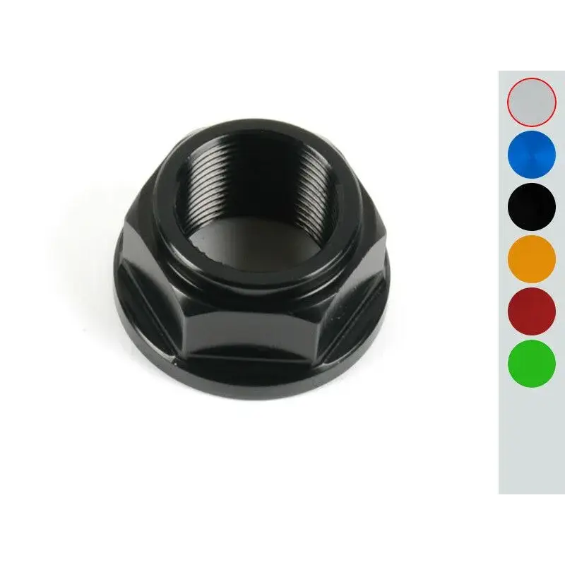 Ecrou d'axe de roue arrière LIGHTECH ergal argent Yamaha Yzf-R1