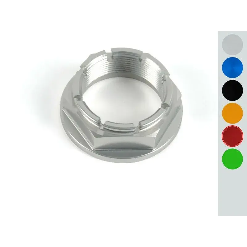 Ecrou d'axe de roue arrière droit LIGHTECH ergal rouge Ducati 848