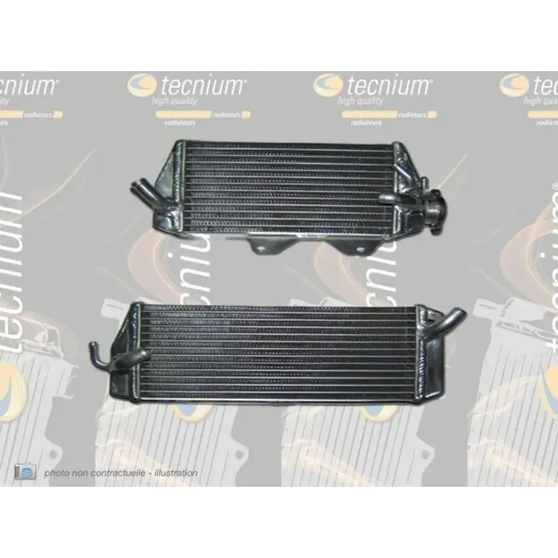 Radiateur oversize droit soudé TECNIUM Honda CRF450R