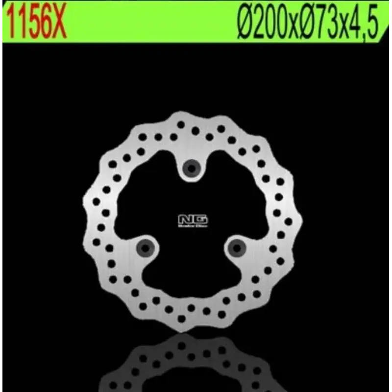 Disque de frein NG 1156X pétale fixe