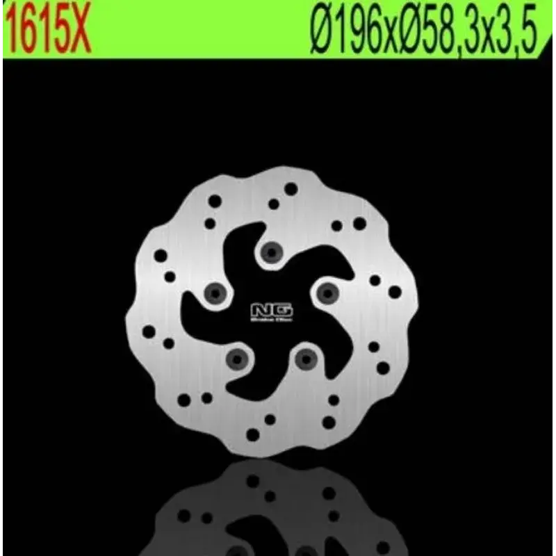 Disque de frein NG 1615X pétale fixe Peugeot