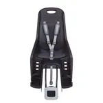 Siège de vélo arrière POLISPORT Bubbly Maxi Plus FF fixation cadre - noir/gris foncé