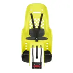 Siège de vélo arrière POLISPORT Joy FF fixation cadre - jaune fluo/gris foncé
