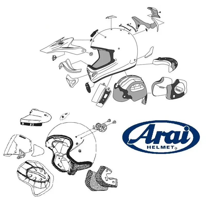 VENTIL BOUCHE ARAI M2 SPORT BLUE CASQUE INTEGRAL