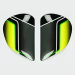 PLATINE ECRAN ARAI SAJ ELECTRIC GREEN CASQUE INTEGRAL