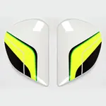 Plaques pivot ARAI Super AdSis J (LRS) Flow Green pour casques Axces II