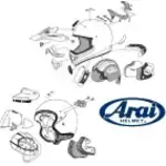 intérieur de casque Araï RX-7V III M 5mm casque intégral