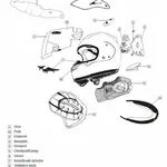 Ventilation latérale arai casque intégral iom 2016