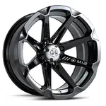 Jante utilitaire MSA Offroad Wheels M12 Diesel noir quad 14x7 4x156 4+3