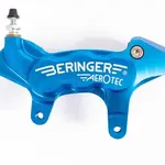 Etrier de frein axial gauche BERINGER Aerotec® 6 pistons Ø27mm bleu