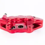 Etrier de frein axial gauche BERINGER Aerotec® 6 pistons Ø27mm rouge