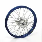 Roue avant complète HAAN WHEELS 21x1,60 jante bleu/moyeu alu Yamaha