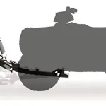 Kit lame à neige KIMPEX CLICKnGo 2 - 137cm universel (sauf Can Am &amp; Polaris