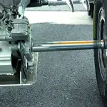 Arbre de roue +2&quot; ART Yamaha YFM250R Raptor