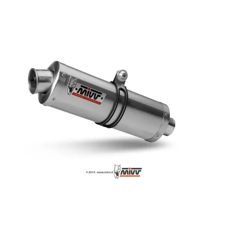 Silencieux MIVV Oval Classic inox Suzuki GSF650 Bandit