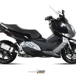 Silencieux MIVV Suono inox/casquette carbone BMW C600/C650