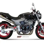 Silencieux MIVV X-Cone inox brossé Honda CB600F Hornet