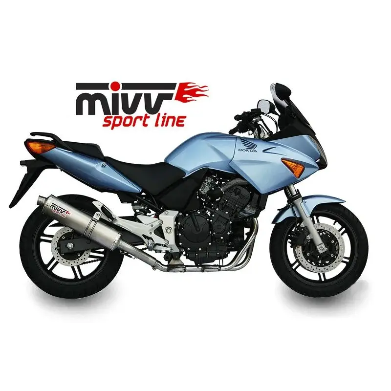 Silencieux MIVV Oval Classic inox Honda CBF600