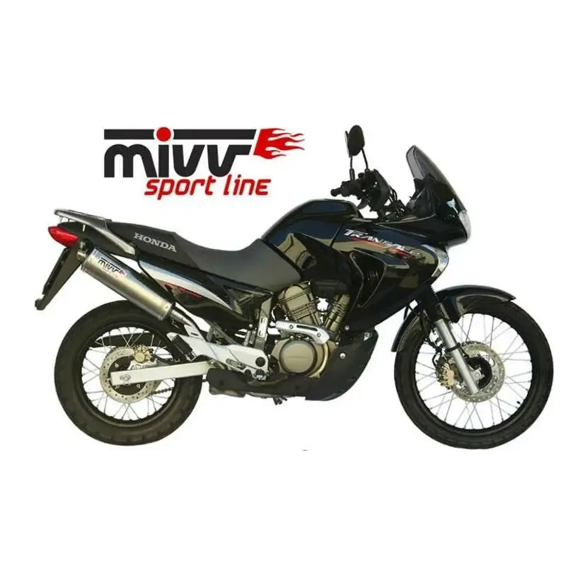 Silencieux MIVV Oval Classic inox Honda XL650V Transalp