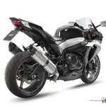 Silencieux double MIVV Suono inox/casquette carbone Suzuki GSX-R1000