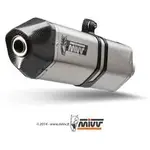 Silencieux MIVV Speed Edge inox/casquette carbone Suzuki DL650 V-Strom