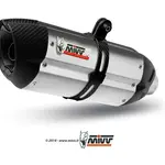 Silencieux MIVV Suono inox/casquette carbone Yamaha YZF-R6