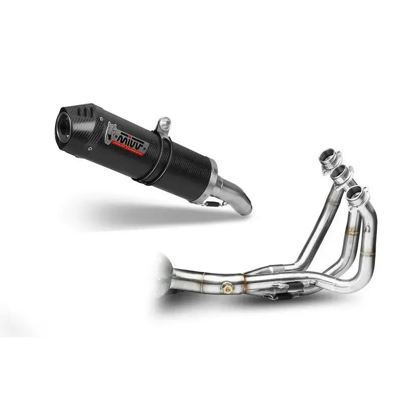 Ligne complète MIVV OVAL carbone/casquette carbone Yamaha MT-09