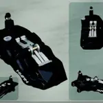 Etrier de frein 6 pistons avant droit noir Nissin