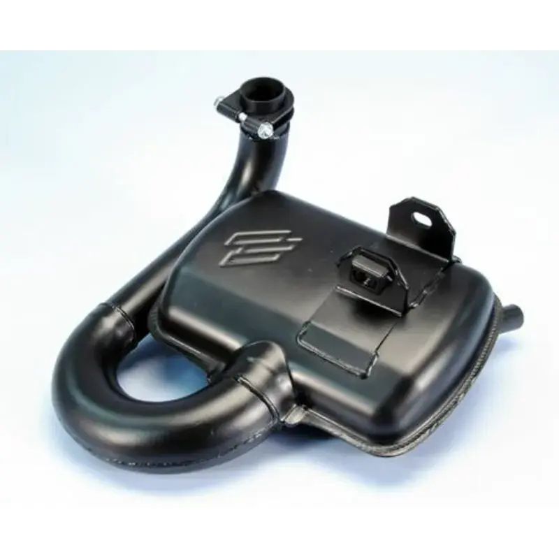 Echappement POLINI Echappement type détente Acier noir/silencieux aluminium Piaggio Vespa PX125/150