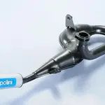 Echappement POLINI Echappement type détente Acier noir/silencieux aluminium Piaggio Vespa PX125